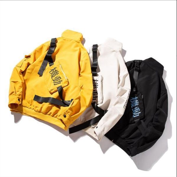 

windbreaker jacket spring autumn clothing fashion casual designer jackets jp hommes coats 19ss mens motor, Black;brown