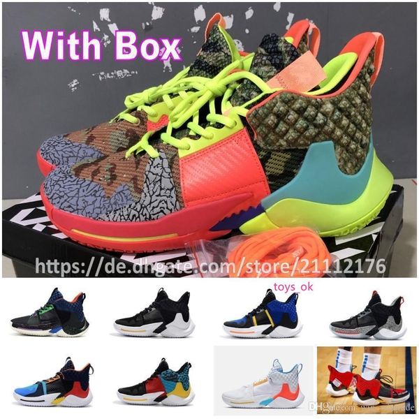 

box size shipping with 40-46 new 2019 russell westbrook 2 why not zer02 thunder men basketball shoes black super multicolor sport sneakers