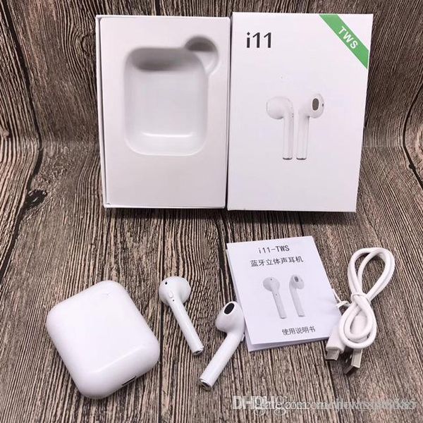 

Мини I11 TWS Bluetooth 5.0 Близнецы гарнитура беспроводные двойные звонки смарт-наушники с зарядным устройством для смарт-телефона i11 PK I9s I7s I10 F11