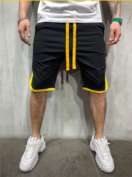 

Fashion Designer Panelled Sports Shorts Mens Summer Regular Short Pants Casual Mens Running Relaxed Pants with Drawstring