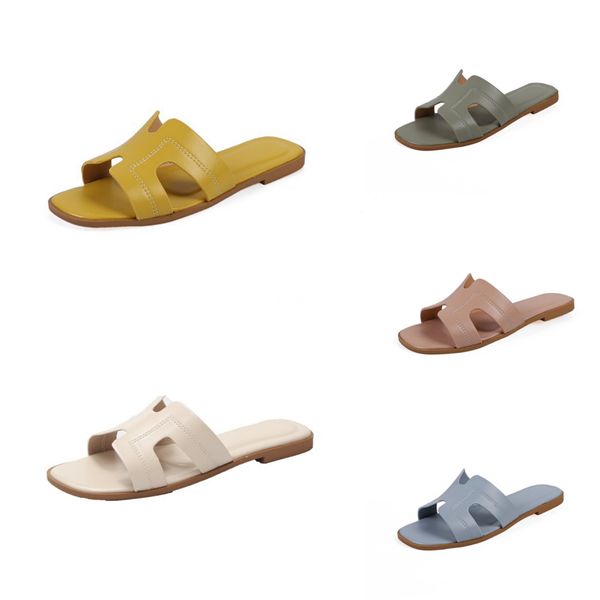 

2020 women slippers fashion retro solid color shoes women outdoor casual beach slippers ladies flat shoes soft #5.21#683, Black