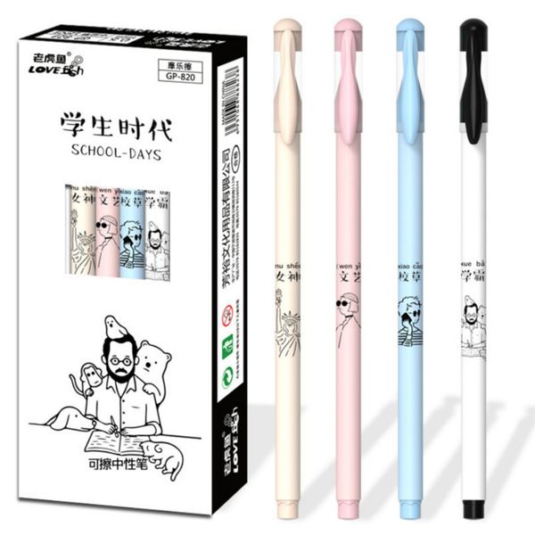 

erasable pen nib 2018 new school days pen ballpoint with cartridge sales gifts boutique student stationery office writing, Blue;orange