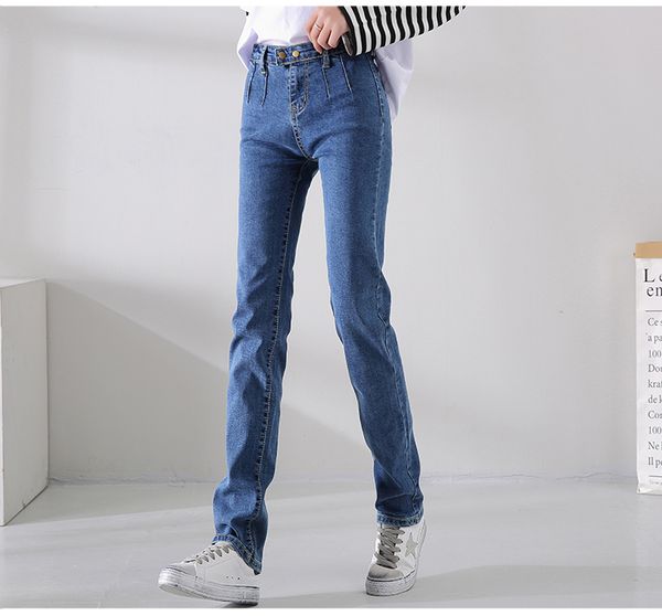 

the blue with han edition bigger sizes fat mm tall waist trousers loose turnip pants