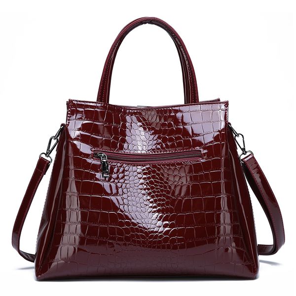 

luxury patent leather crocodile women purses and handbags set for vip customers mx200327