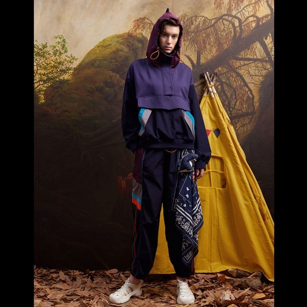 

irinay101 2019 ss new collection original design casual outdoor set women oversized hoodies, Black