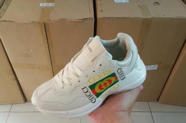 

2019 new luxuriou g port hoe neaker white black male female low lace up ca ual outdoor zapatilla brand trainer 36 44