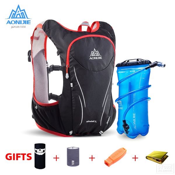 

aonijie men women marathon hydration vest pack for 1.5l water bag super light cycling hiking bag outdoor sport running backpack