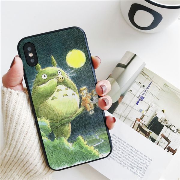 

coque my neighbor totoro cover for iphone 11 pro xs max xr case for iphone 8 7 6s plus 5s se 5 case soft silicone cover.
