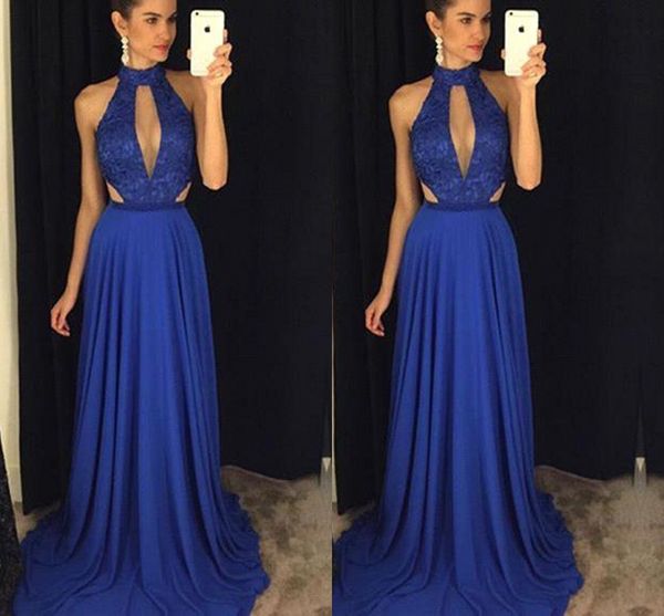 

новая мода royal blue a линия платья выпускного вечера глубокий v шеи backless дешевые вечерние платья вечерние наряды для особых случаев ve, Black