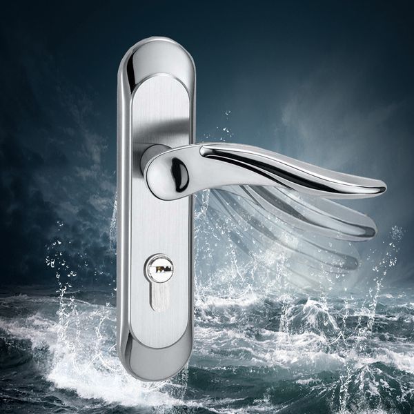 Indoor Lock Have Hold Hand Lock Stainless Steel Wire Drawing