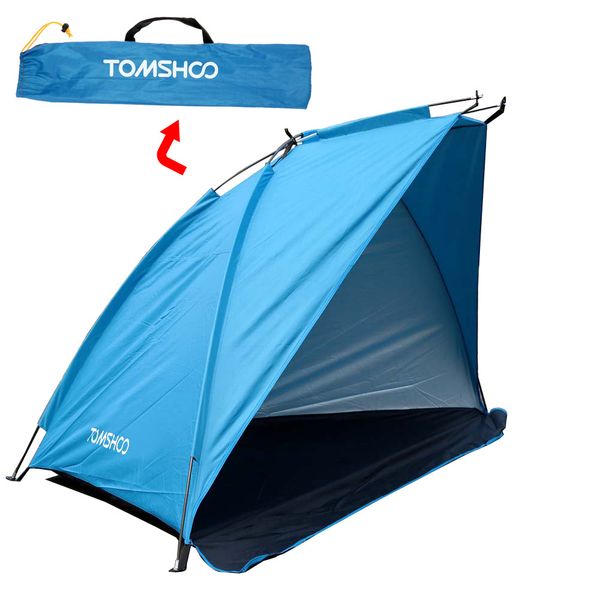 

tomshoo single layer beach tents 2 persons camping tent anti uv sun shelters awning shade outdoor tent for fishing picnic hiking