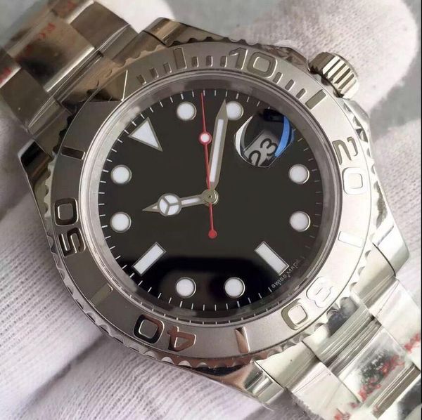 

wristwatch 40mm fashionable automatic machinery ii leisure stainless steel caliber mens wrist watch, Slivery;brown