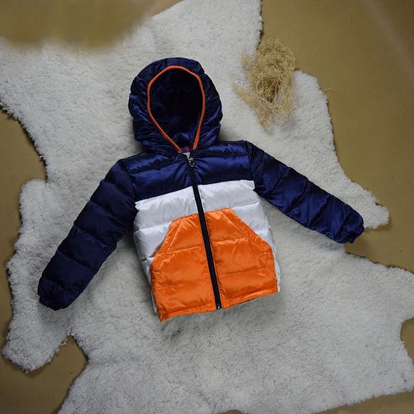 

newborn baby coat hooded down coat warm winter snowsuit for kids newborn baby jacket, Blue;gray