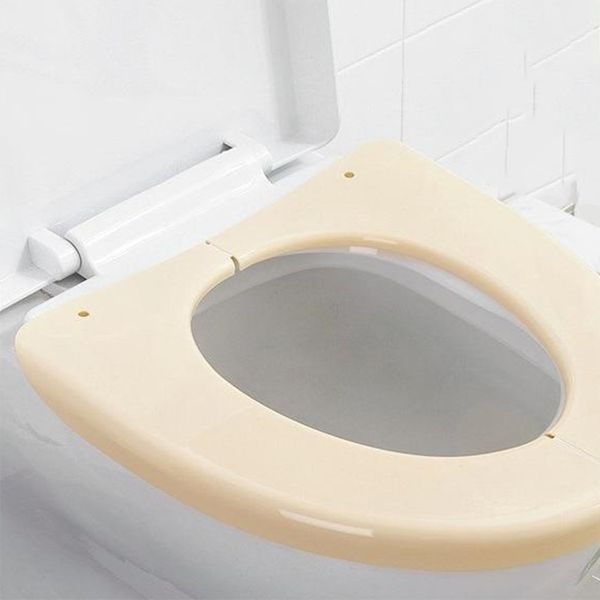 

складные пластиковые крышки унитаза коврики водонепроницаемый портативный путешествия туалет чехол главная комната closestool protector wc о