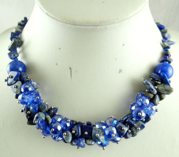 

natural stone lapis opal turquoise quartz crystal tiger eye irregular pendant for diy jewelry making necklace accessories a13, Silver