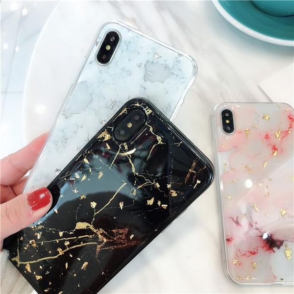 

goods marble dropping gum shell cover for iphone xs xr xsmax cases full protect fashion case for iphone 6 7 8 plus tpu anti-ful