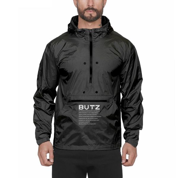 

autumn outdoor jacket men gyms long sleeve hooded joggers men jacket windproof cycling fitness workout jackets rashguard, Black;brown