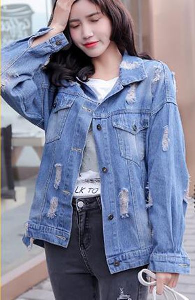 

woman spring and autumn europe and the united states new style trend boutique slim personality with casual young cowboy jacket / s-xl, Black;brown