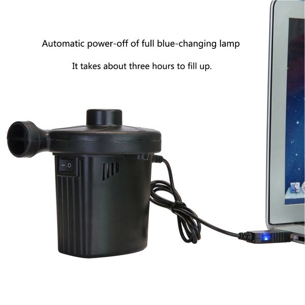 

home with nozzle car inflator practical air pump portable electric usb charging compressor for boat durable quick fill deflate