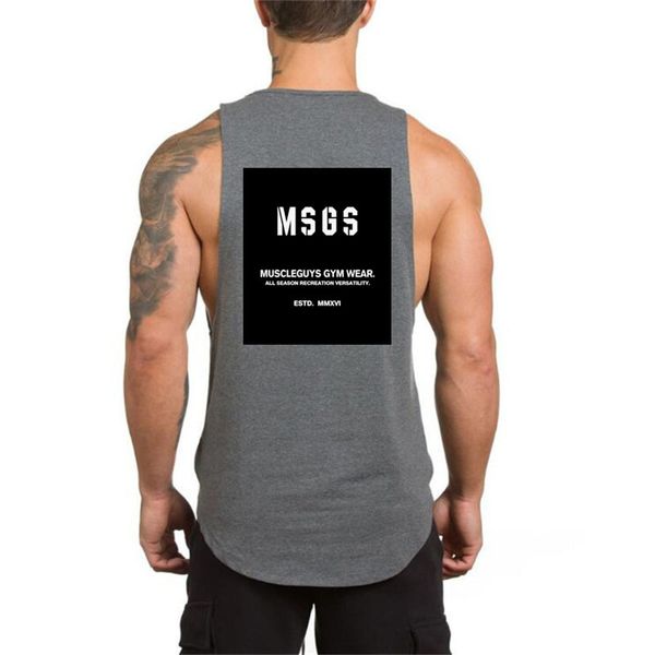 

2019 new gym shirt sport t shirt men sleeveness running men workout training tees fitness sport t-shirt rashgard, White;black