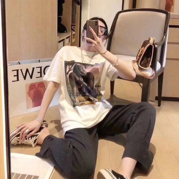 

2020 new designer t shirts men women t shirt hip hop tshirt hip hop streetwear summer letter printed white black tees