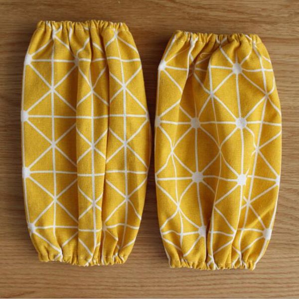 

simple cotton linen quality kitchen oversleeve children and arm sleeves covers for cooking baking 1pair