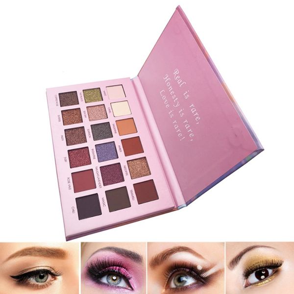 

18 colors shimmer glitter eye shadow matte eyeshadow cosmetic makeup