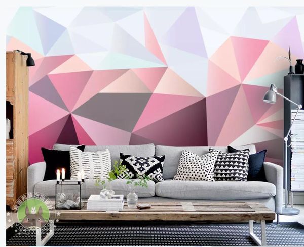 

3d абстрактные геометрические стены фон 3d настенные обои для гостиной