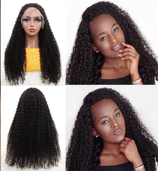 

бразильский kinky кудрявый шелковистой прямой silk base фронта шнурка человеческих волос парик бразильский девы волос silk top полный парик, Black;brown