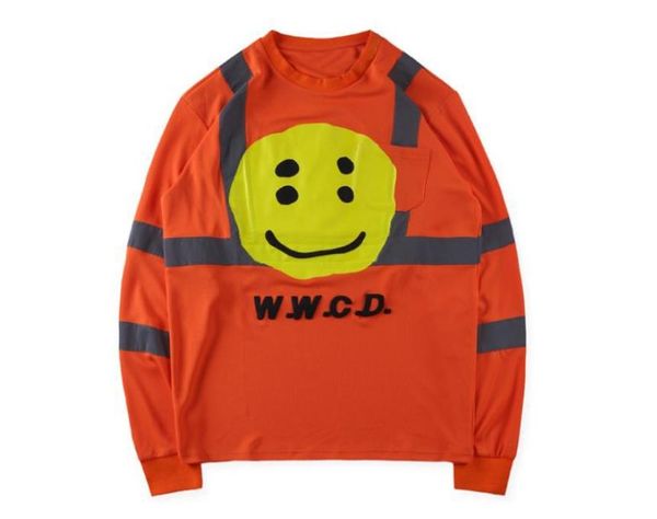 

cpfm w.w.c.d. mens long sleeved smile printed asap spring autumn t shirts tees, White;black