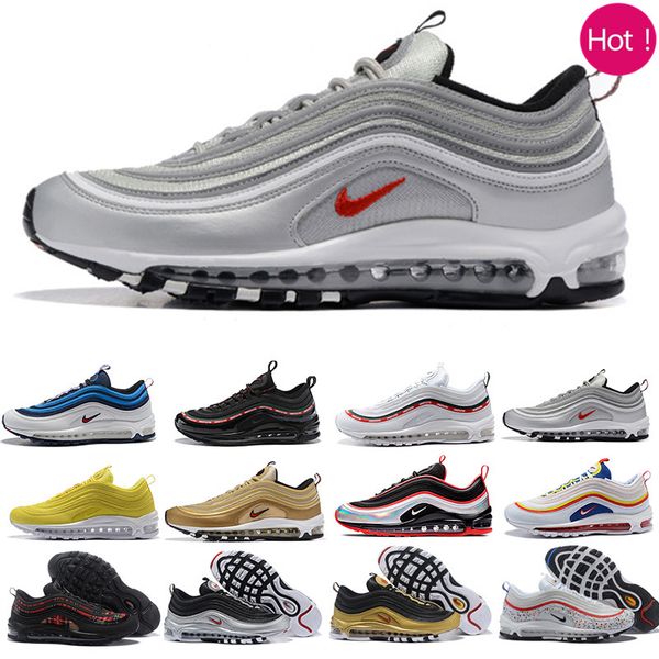 

air shoes og triple white running shoes og metallic gold silver bullet pink mens trainer women sports sneakers str-2