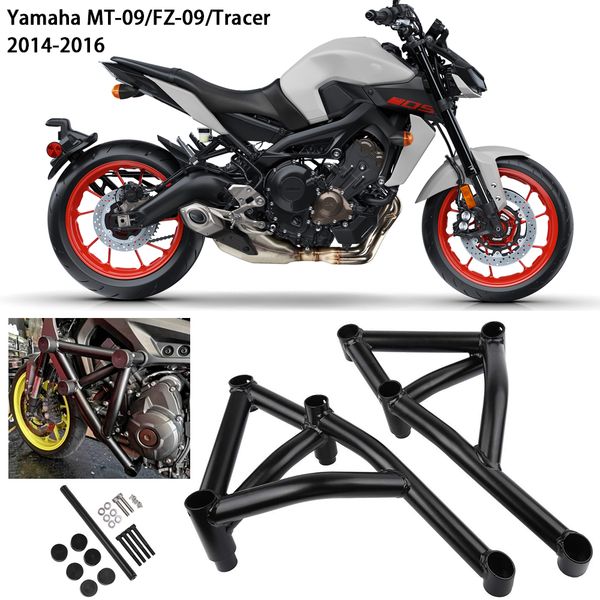 

for mt09 fz09 tracer motorcycle engine guard protector crash bar bumper stunt cage mt 09 fz 09 mt-09 fz-09 2014 2015 2016
