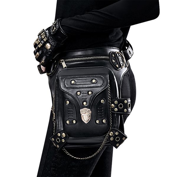 

steampunk старинных мотоциклов мешок дамы плеча талии карман