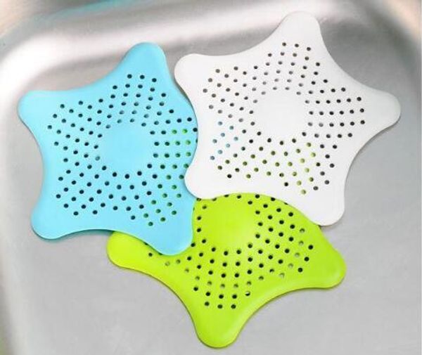 

kitchen bathroom sea star sucker filter sink drain ser anti-clogged floor sewer outfall hair filter colanders strainer ing