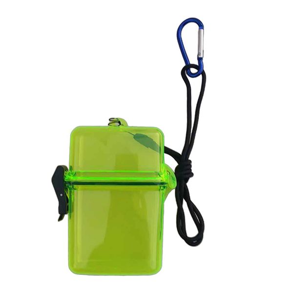 

waterproof scuba storage box with lanyard & carabiner for fishing sailing