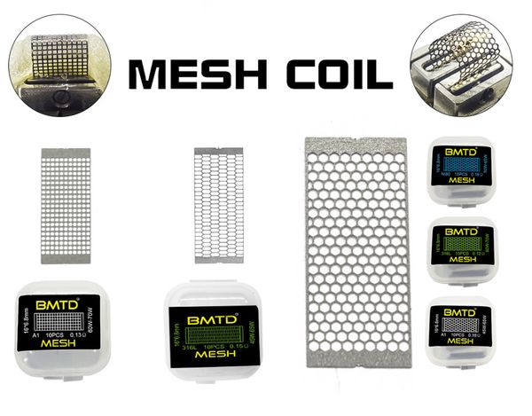

NI80 / A1 / SS316L Mesh heating wire MESH coil RDA Mesh heating sheet Large smoke-like heating wire