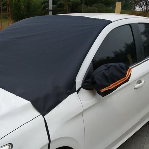 

car windscreen cover half size windshield front window shade sun shield cushion winter snow ice frost protector auto accessories