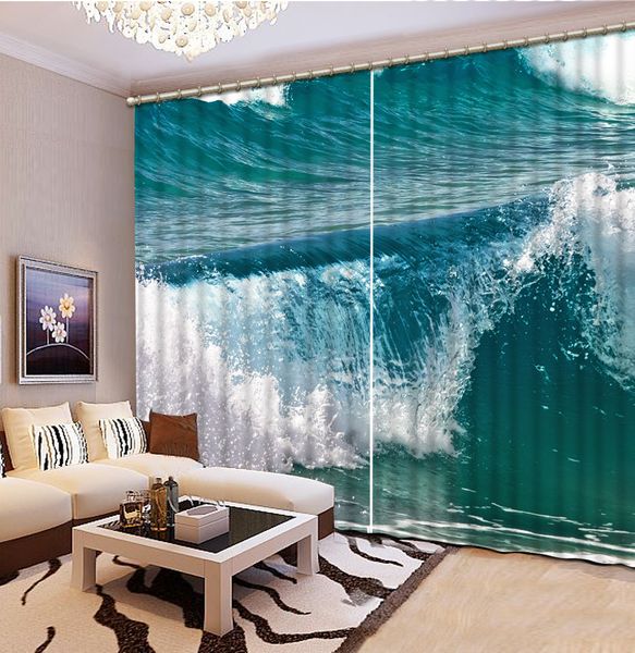

spraying up luxury blackout 3d window curtain living room bedroom drapes cortinas customized size