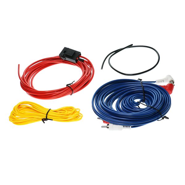 

universal car audio subwoofer amplifier install amp wiring wire cable kit