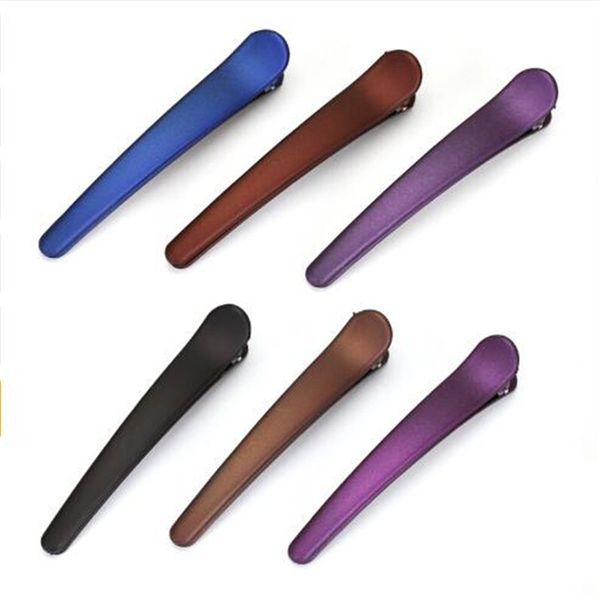 

6pcs/set scrubs duckbill hair clamp clip beauty styling accessories for women girl barrette hairgrip hairclip headdress headwear, Black;brown