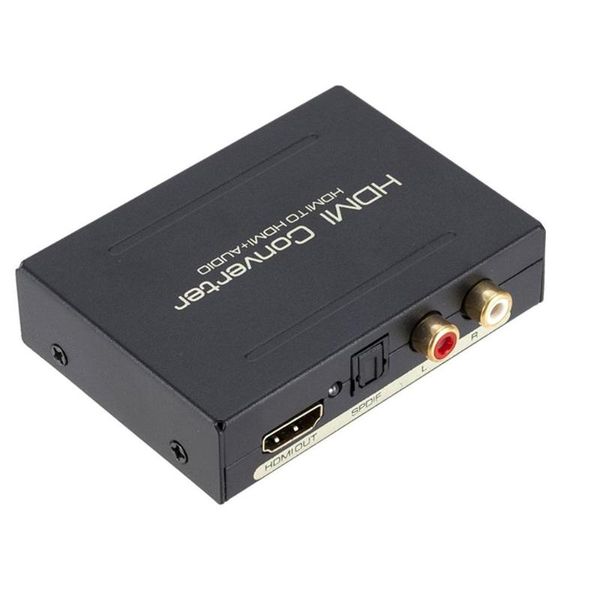 

hdmi audio splitter hdmi to hdmi+audio+spdif r/l audio signal converter fl / stereo signal black car