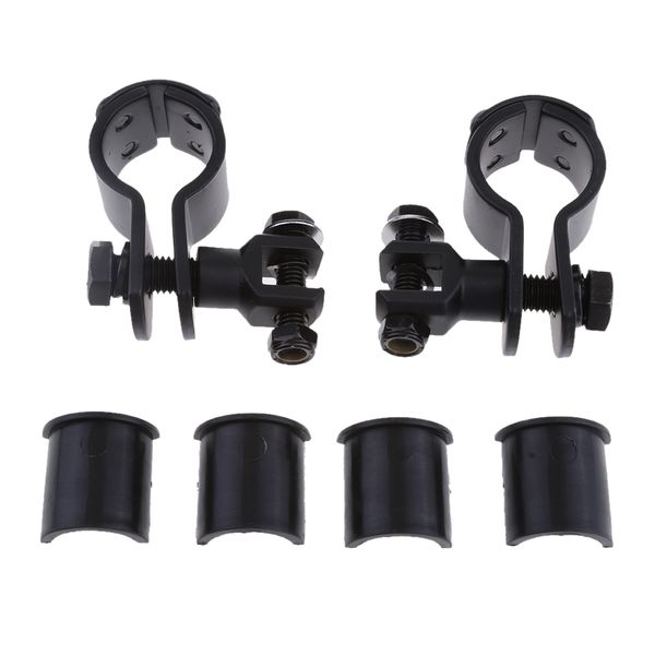 

1 "~ 1 1/4" мотоцикл шоссе двигатель guard offset подножки горе зажим на для harley street glide black