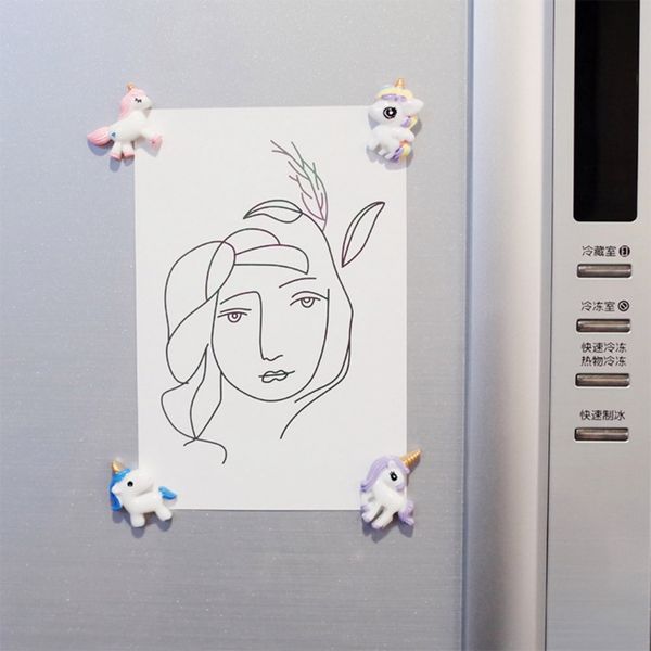 

8pcs dessert fridge magnet cute animals fridge magnets sticker decor creative home kitchen decoration