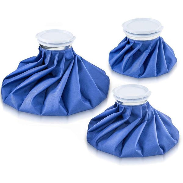 

tftp-ice bag packs - set of 3 & cold reusable ice bags, instant relief from pain and swelling - flexible design to perfect