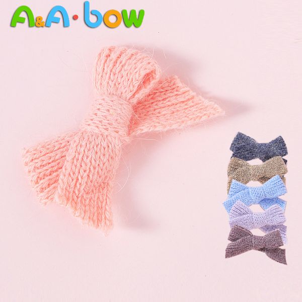 

1pcs knit nylon bow headbands, cable weave hairclip elastic headbands solid nylon turban, baby girls head wrap hair accessories, Slivery;white