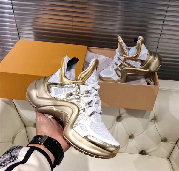 

2019 retro brand women's arch light sneaker leather trainers for men women kanye shoes casual outdoor boots dropship t16, Black