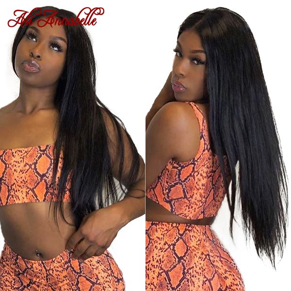 

прямого парик фронт шнурка pre щипковых человеческие волосы парики 13x6 straight фронт шнурок парики человеческих волосы, Black