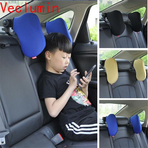 

adjustable car seat headrest travel rest neck pillow auto head support nap sleep both side cushion for kids children adults