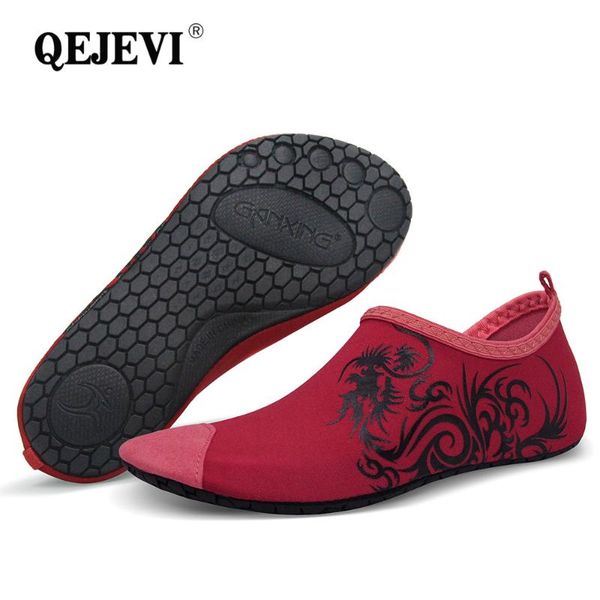 

женщины мужчины кроссовки спортивная вода аква плавание обувь красная обувь босиком кожа йога носки обувь носок безопасности быстросохнущая