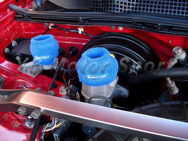 

sp oil catch tank can cover brake reservoir tank covers blue color 2pcs fit for universal jdm car-stying